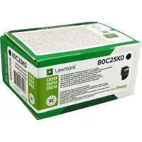 Lexmark 80C2SK0 (802SK) - Noir - Toner