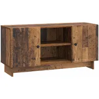 Syfax Meuble TV 102 x 34,5 x 50 cm Bois ancien Bois d'ingénierie