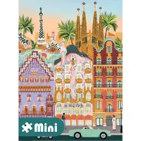 Pieces & Peace Puzzle Mini Barcelone 96 pièces - Jouet