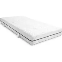Sleezzze matelas viscoélastique 7 zones Sleezzz Smart 100 x 200 cm, hauteur 18 cm, degré de fermeté H2+H3 avec mousse à mémoire de forme Air