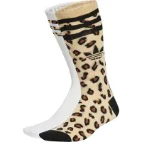 Adidas Chaussettes Leopard Crew Socks 2 Pairs femmes - Multicolore - XS