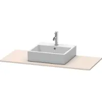 Duravit Console XSquare, 1 découpe, 800x16x550mm, XS060D08383