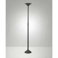 FABAS LUCE Lampadaire Led Tratto 50 W 4000 Lm Cct Anthracite - Structure En Métal Et Méthacrylate, Variateur Tactile, Ip20, 175,5 Cm - Tratto Design