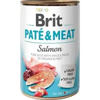Brit Pate&amp;Meat salmon - pâtée au saumon pour chiens - 6x800 g