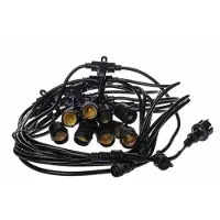 Mangel Eko-light Guirlande lumineuse de jardin à LED 15m EKO6932 noir