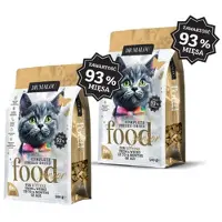 DR MALOU Kitten Nourriture lyophilisée Poulet au lait de chèvre et au jaune d'œuf pour chatons 500g