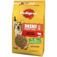 Pedigree Adult Mini pour chiens de petites races avec du bœuf et des légumes 2,6kg