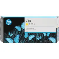 HP 738 (676M8A) - Jaune - Cartouche d'encre - Grande capacité