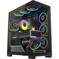 Modecom Volcano Stellar Plus Argb Midi 8f Black Pc Tower Case Noir