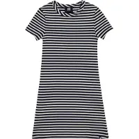 We fashion Robe marine / blanc cassé