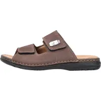 Rieker Mule brun foncé / argent