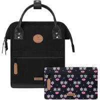 Cabaia sac à dos de loisirs sac à dos pour ordinateur portable Adventurer Recycled Velvet Backpack 10L Brighton noir
