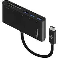 Alogic UC3ACR Adapter USB-C MultiPort Card Reader USB 3.0 schwarz