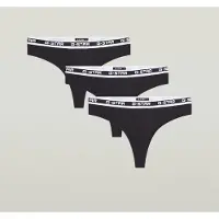 G-Star D29459-01 Brazilian Panties 3 Units Noir M Femme