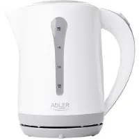 Adler Bouilloire électrique AD 1244 2,5 L 2200 W Blanche