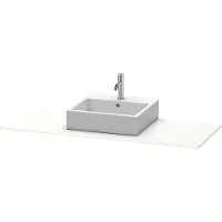 Duravit Console XSquare, 1 découpe au centre, 1400x16x550mm, XS060GM8484