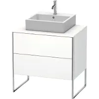 Duravit XSquare Meuble sous-vasque sur console au sol, 2 tiroirs, 800x778x548mm, XS492008484