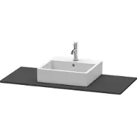 Duravit Console XSquare, 1 découpe, 1200x16x550mm, XS060F08080
