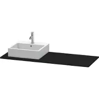 Duravit Console XSquare, 1 découpe à gauche, 1400x16x550mm, XS060GL1616