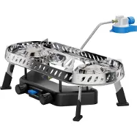 Campingaz Camp & Trek Twin Connect Gas Stove Argenté One Size / EU Plug 220V