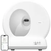 UBPet Bac à Litière Autonettoyant Intelligent Avec Caméra C10 Pro