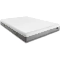Sleezzze Matelas viscoélastique Sleezzz Premium 160 x 200 cm, hauteur 20 cm, degré de fermeté H2/H3, avec poignées réversibles