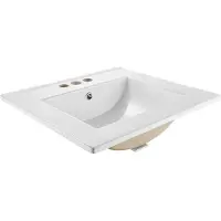 Vevor Lavabo de salle de bain semi-encastré