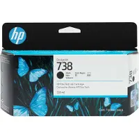 HP 738 (498N4A) - Noir - Cartouche d'encre