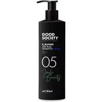 Artègo Good Society 05 B_Blonde Ash Blue Shampooing neutralisant pour les cheveux blonds platine et gris 1000 ml