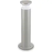 Ideal Lux 321905 OUTDOOR TORRE Lampadaire d'extérieur, 1xE27, H600 mm, IP44, gris