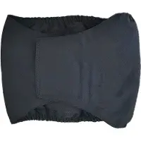 INF Couche pour chien confortable et lavable Le noir XL