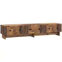Syfax Meuble TV Bois ancien 147 x 34,5 x 30 cm Bois d'ingénierie