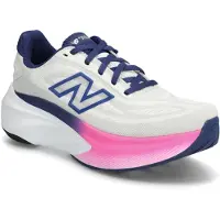 New Balance - Chaussures de running - More V6 W Reflection/Blue Oyster/Pink Heat pour Femme - Taille 36,5 - Blanc