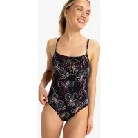 Roxy Maillot de bain 'Active' bleu clair / anthracite / corail / rouge