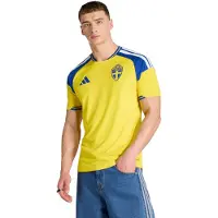 Adidas Maillot 'Sweden 26 Home' bleu / jaune / blanc