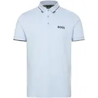 BOSS pour homme. 50469102 Polo Paddy Pro (M), Bleu, Casuel, Coton, Manche courte