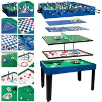 Cb Games 12 In 1 Billiar Table Multigames Table Multicolore 104 x 57.5 x 69 cm