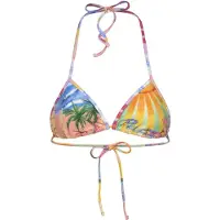 Rip Curl Hotel Malibu Sliding Tri Bikini Top Multicolore M Femme