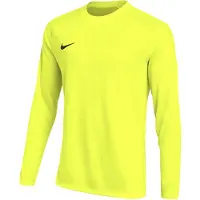 Nike T-shirt de football manches longues Dri-FIT Park VIII pour enfants, couleur volt/noir, modèle HV82