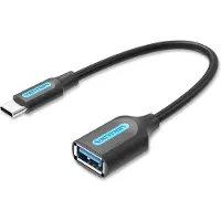 Vention CCVBB câble USB-C 3.1 mâle vers USB-A femelle OTG 0,15 m noir PVC