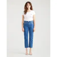 Levi's Jean '501 CROP' bleu denim
