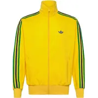 Adidas Originals Veste de survêtement 'Firebird' jaune / vert foncé