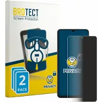 BROTECT Protection Anti-Espion (2 pcs, Honor X6), Téléphone portable : film de protection, Transparent