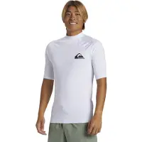 Quiksilver Upf50 Short Sleeve Rash Guard Blanc M Homme