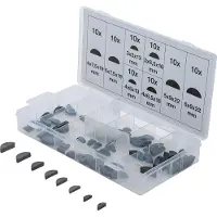 8117 Assortiment de clavettes à ressort, 80 pcs.