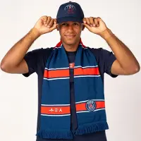 Paris Saint Germain Logo PSG divisé Pet - Produit officiel PSG - 58 cm - Casquette Paris Saint-Germain