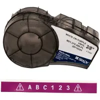 Brady M21-375-595-PL ruban vinyle blanc sur violet 9,53 mm x 6,40 m (d'origine)
