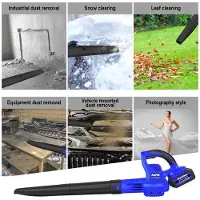 StarTech.com Souffleur de feuilles sans fil - 3-en-1 : soufflage/aspiration/broyage - 21 V - 4000 mAh - 177 km/h - 15 000 tr/min - Batterie et chargeur inclus