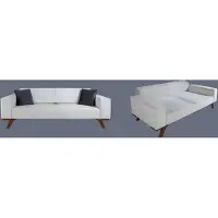 AEA Canapé de luxe 3 places 3+3+1 siège Tissu Canapé style textile Fauteuil Canapé Siège