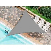 OEM Parasol pour le jardin, la terrasse et le camping, imperméable, protection UV, 2 x 2 x 2 m, gris